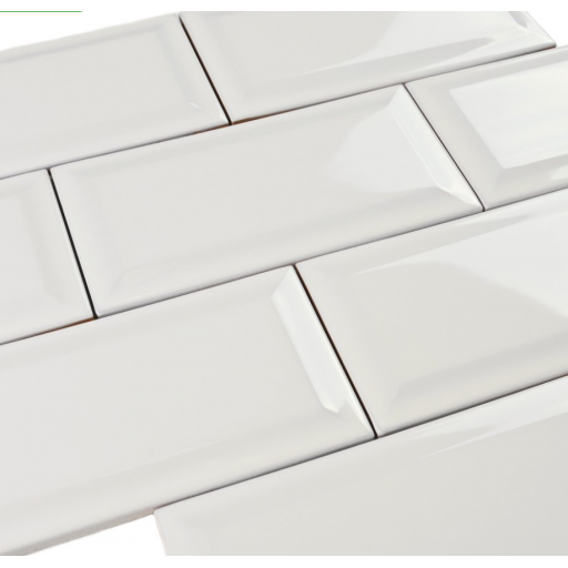 Керамическая плитка Modern Ceramics Metro Bianco 7,5*15 белая